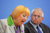 Bundespressekonferenz Claudia Roth Gregor Mayntz 2011