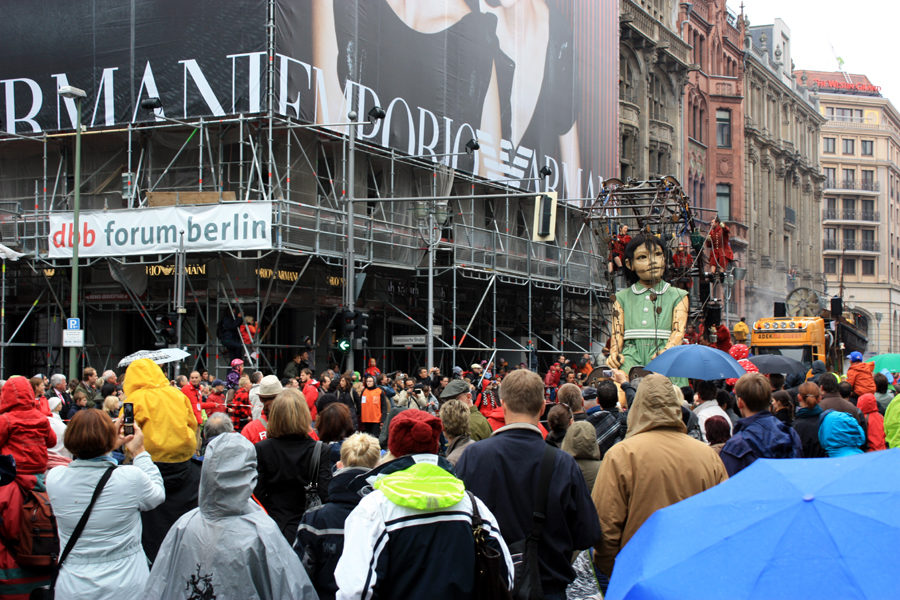 ... und auf der Friedrichstraße.